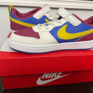 Nike Kids' Blue and Yellow Sneakers